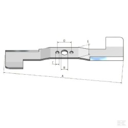182004348/0 Lame CG gauche 102 cm