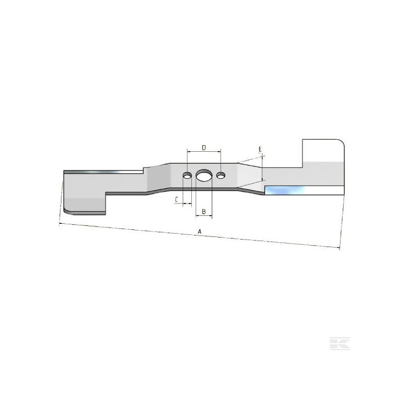 182004348/0 Lame CG gauche 102 cm