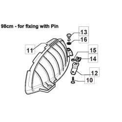 325140105/0FIX kit de fixation obturateur mulching SD98
