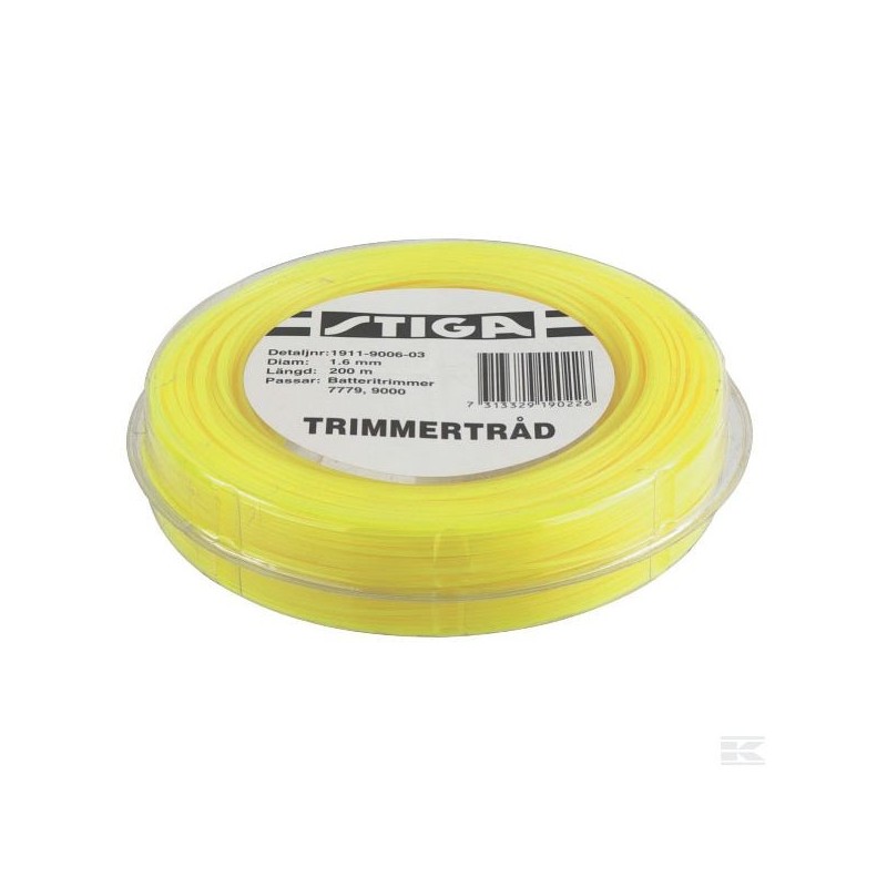 1911-9151-01 TRIMMER LINE 15 M Ø 2.4 ROUND