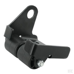 Rouleau de support avec etrier