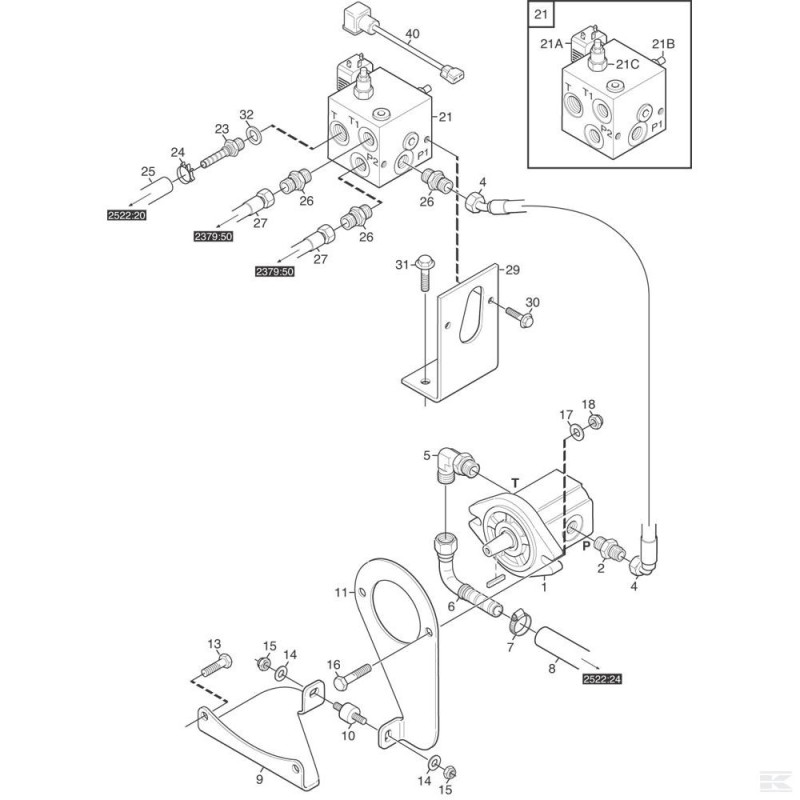 1139-2090-01 RELIEF VALVE (220 BAR)
