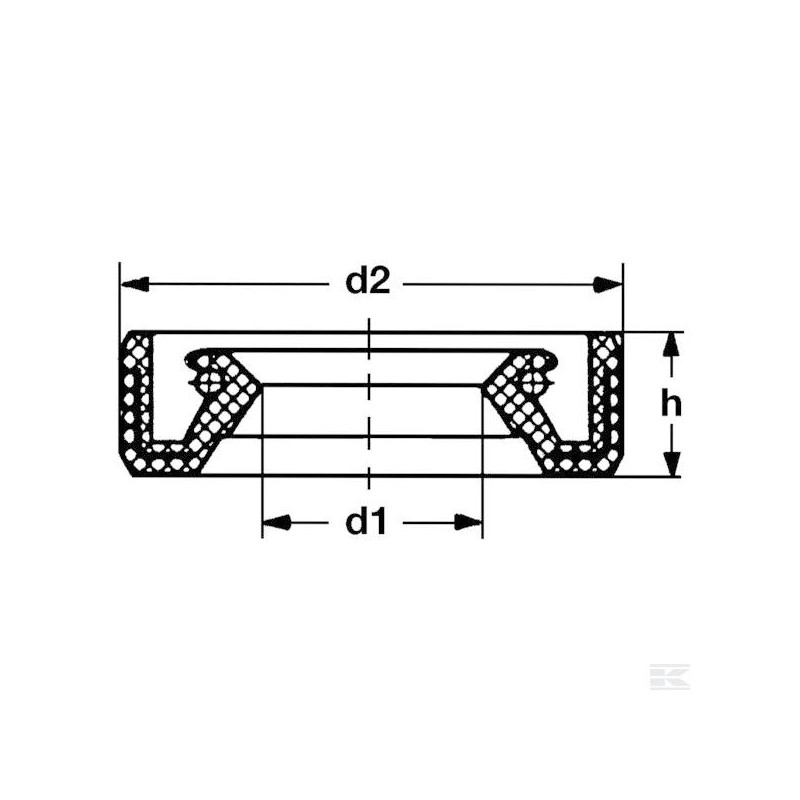 Joint à lèvre inférieur SHJ 55