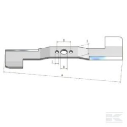 Lame CG gauche 102 cm