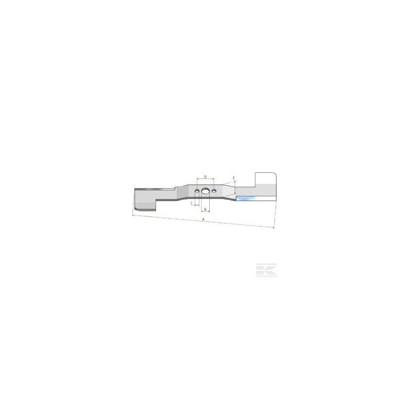 Lame CG gauche 102 cm