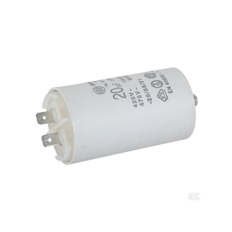 FGP013622 Condensateur avec fiche 20µF