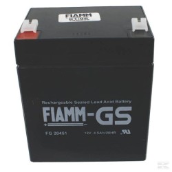 118120064/0BATTERIE FIAMM 12V 4.5AH FG20451 CABLE