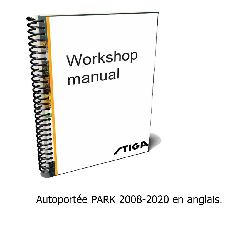 Manuel d'atelier, tracteur PARK 2008-2020 - Anglais 
