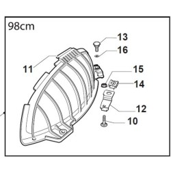 Sd98 (Iso) supp. p. déflecteur