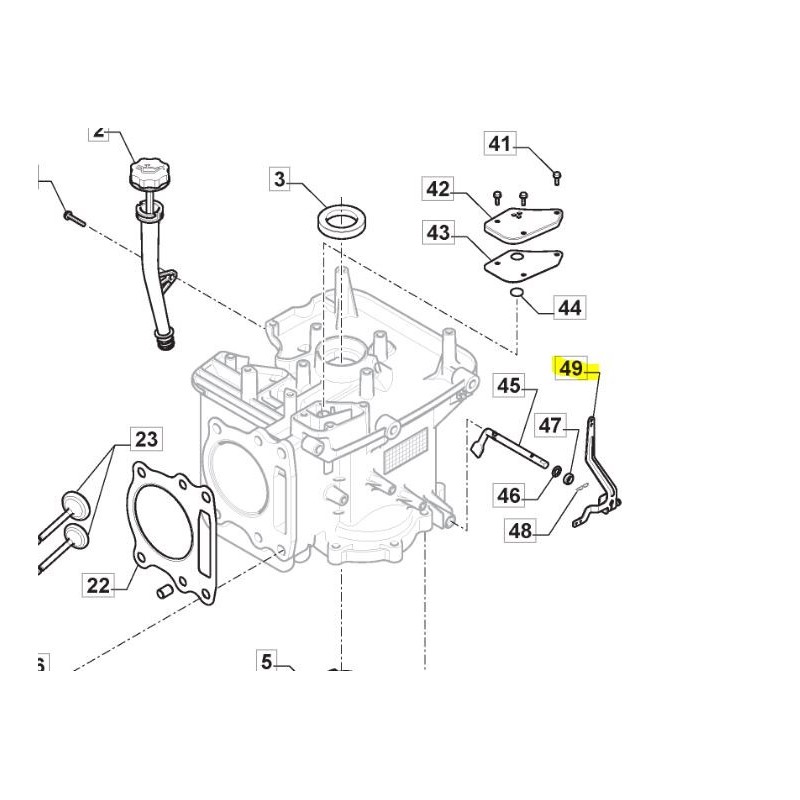 118551401/0 SPEED REGULATING BRACKET