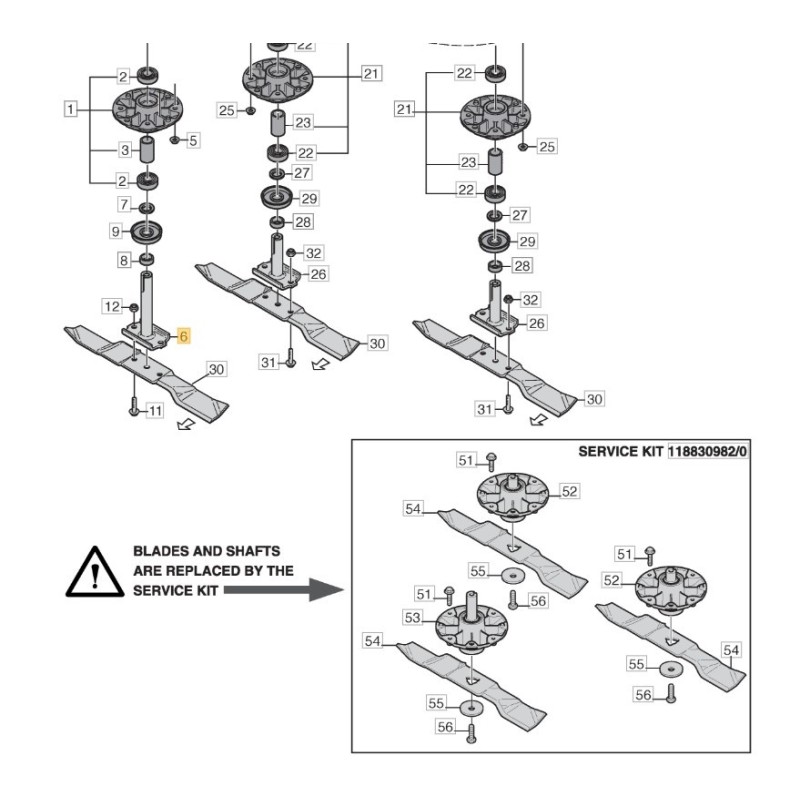 118830982/0 Replacement Kit Park 125