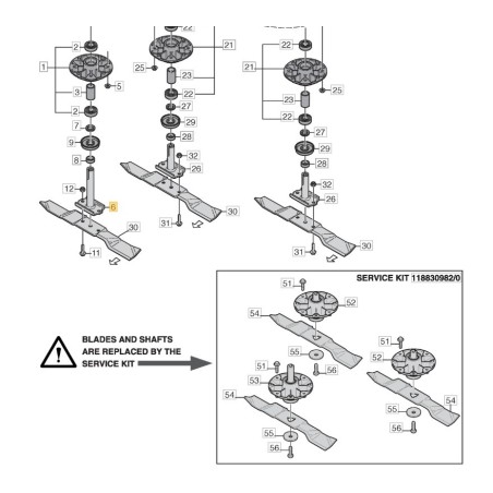 118830982/0 Replacement Kit Park 125