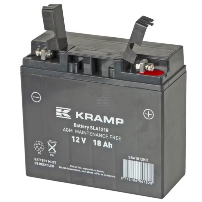 SBA1812KR 12V 18AH batterij (aanpasbaar, niet-origineel)