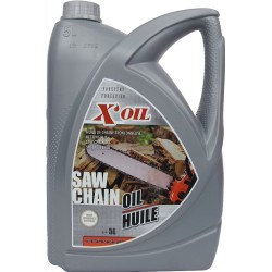 Huile pour chaine de tronçonneuse X'oil - 5 Litres