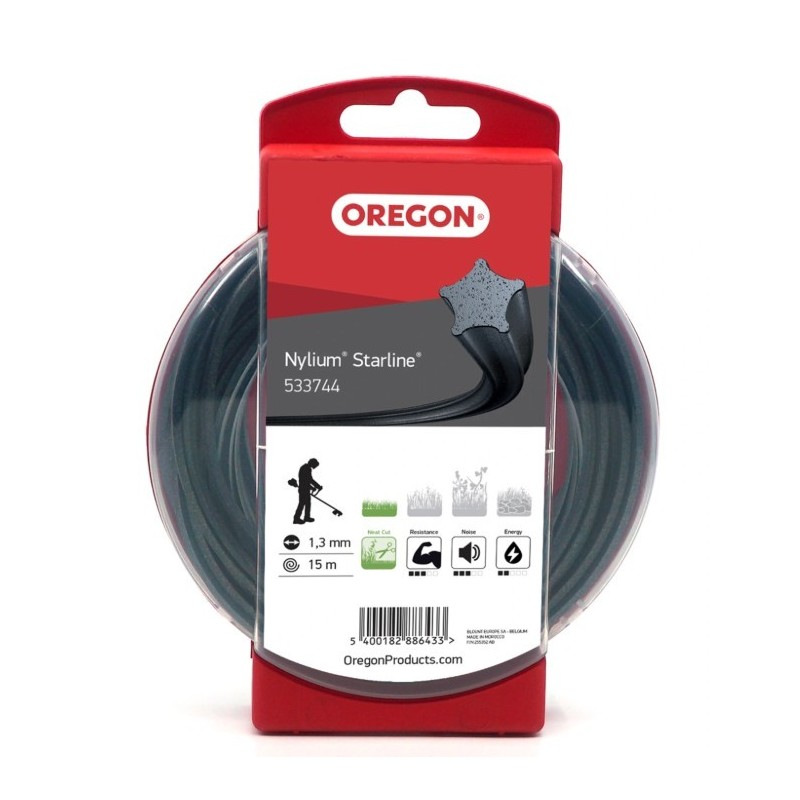 533744 Fil Nylium® Starline (Blister) 1,3mm X 15m   