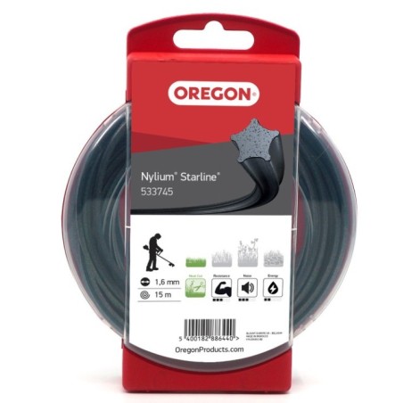 533745 Fil Nylium® Starline (Blister) 1,6mm X 15m   