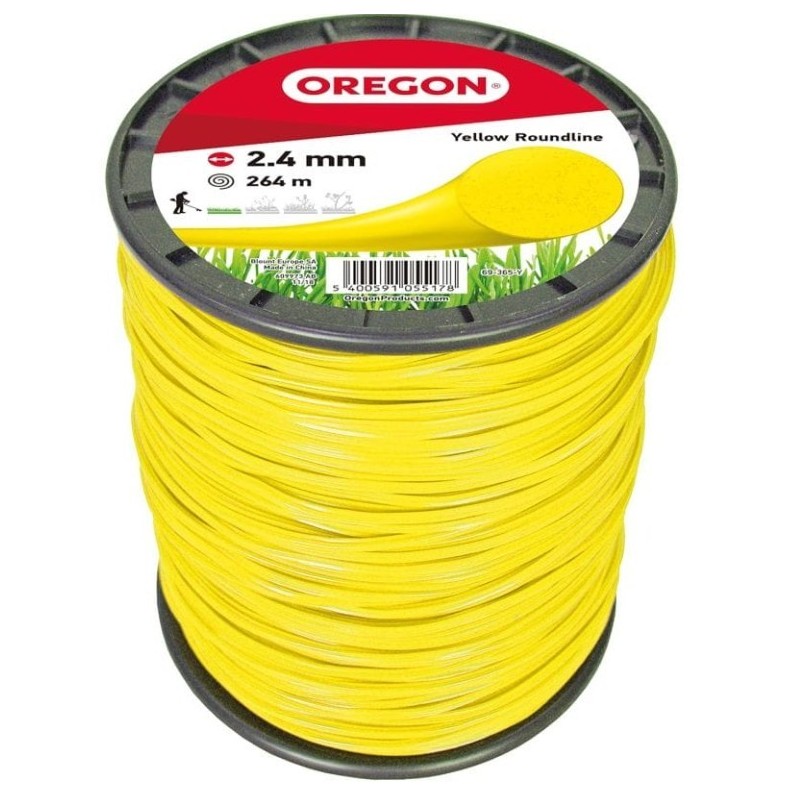 69-365-Y Fil Jaune Forme Ronde (Bobine) 2.4mm x 264m 
