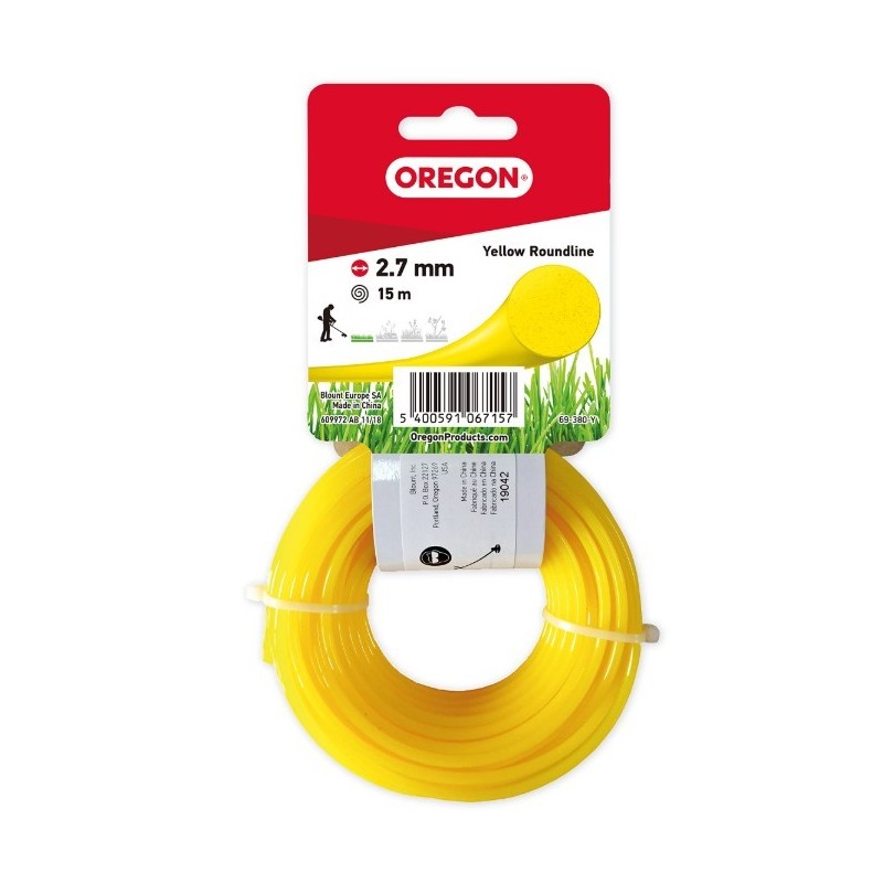 69-380-Y Fil Jaune Forme Ronde (Hanger) 2.7mm x 15m  