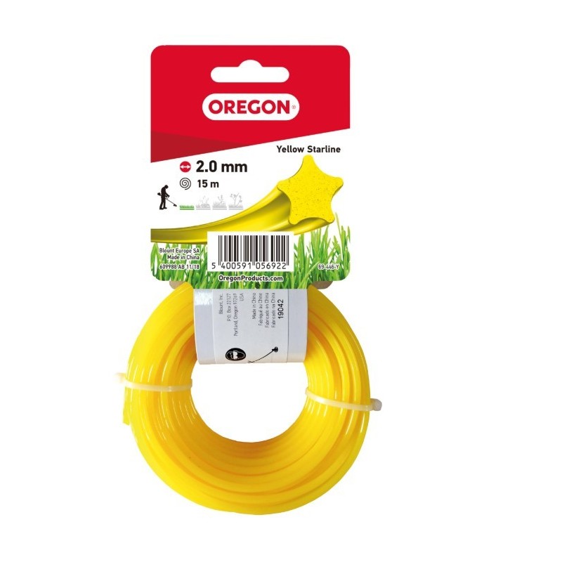 69-446-Y Fil Jaune Forme Etoile (Hanger) 2.0mm x 15m  