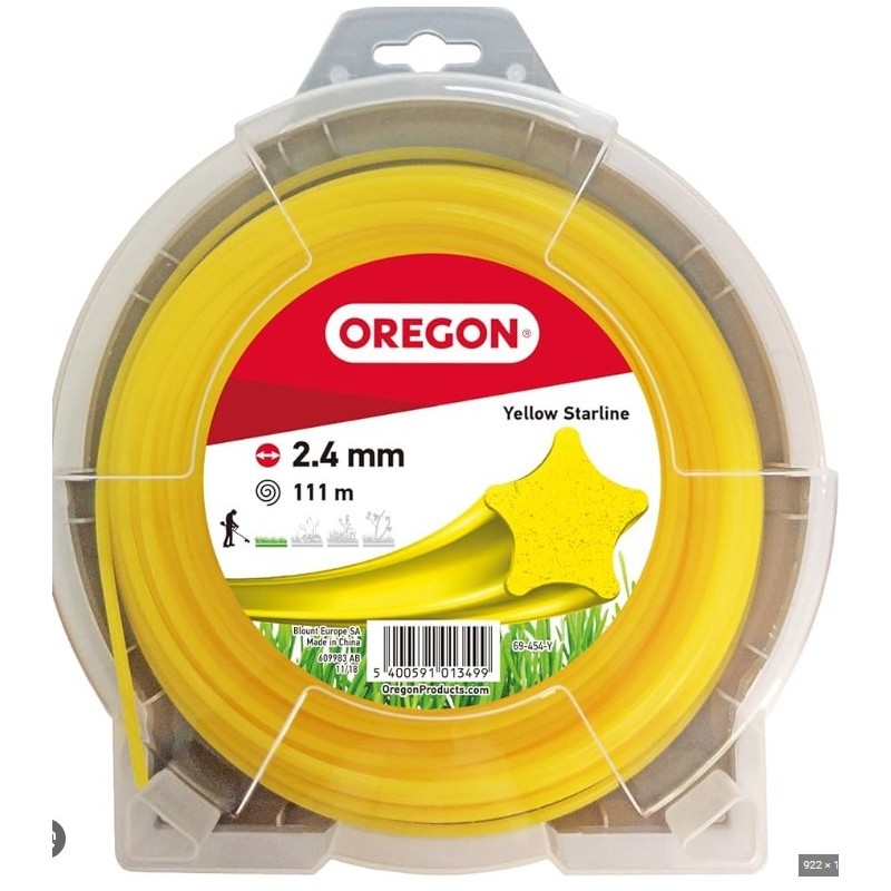 69-454-Y Fil Jaune Forme Etoile (Donut) 2.4mm x 111m 