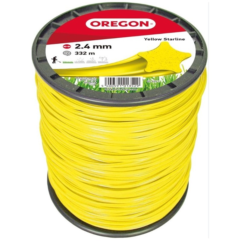 69-455-Y Fil Jaune Forme Etoile (Bobine) 2.4mm x 332m 