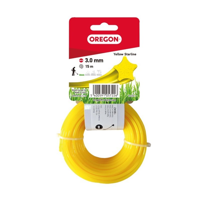 69-458-Y Fil Jaune Forme Etoile (Hanger) 3.0mm x 15m  