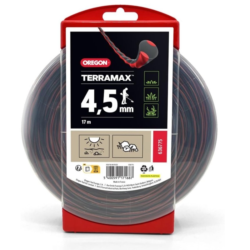 636775 Terramax fil de coupe (Donut) 4,5 mm x 17 m  