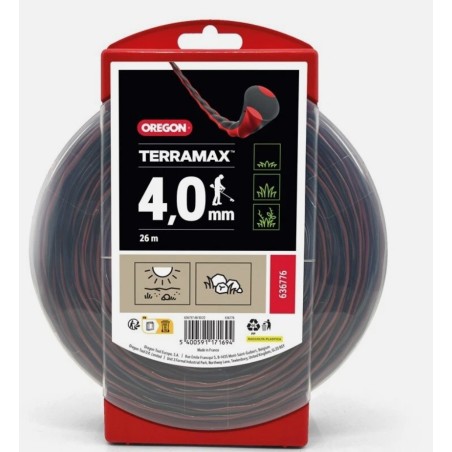 636776 Terramax fil de coupe (Donut) 4,0 mm x 26 m  
