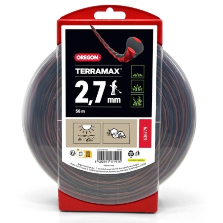 636779 Terramax fil de coupe (Donut) 2,7 mm x 56 m  