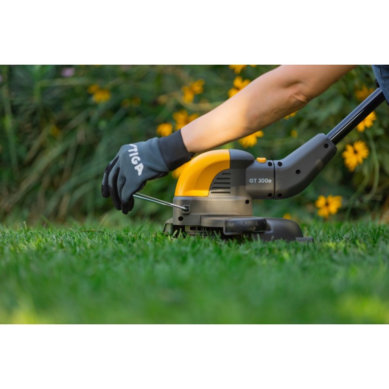 Coupe-bordures à batterie STIGA GT 300e – 2×20V – Tête rotative 90°