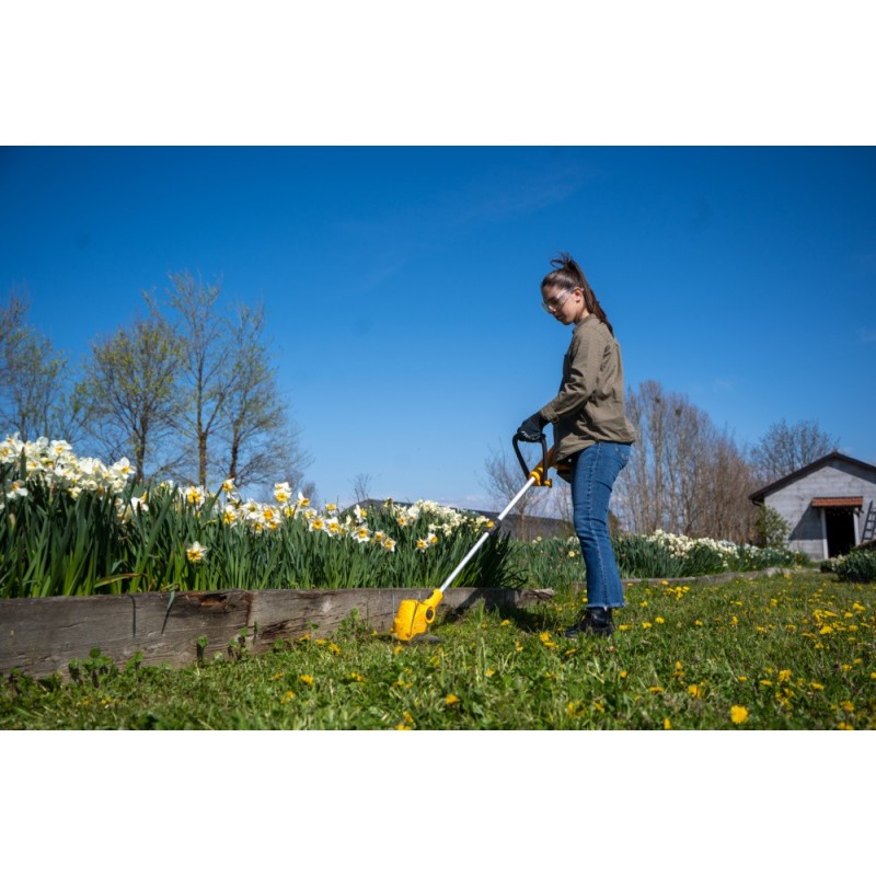 Coupe bordures à batterie STIGA GT 100e Kit – 20V – Tête pivotante 90°