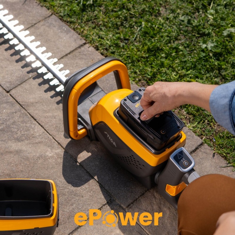 Taille-haie à batterie STIGA HT 500e Kit – Lame 58 cm – Autonomie 50 min