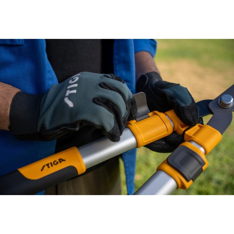 Cisaille à haies télescopique STIGA – coupe nette jusqu’à 2,5 m