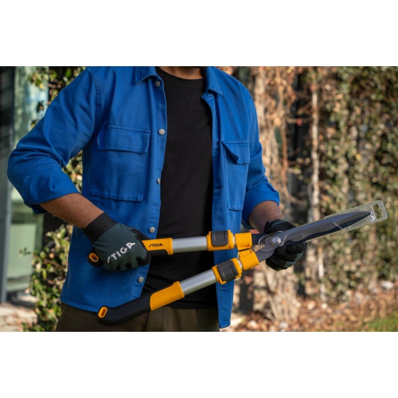 Cisaille à haies télescopique STIGA – coupe nette jusqu’à 2,5 m