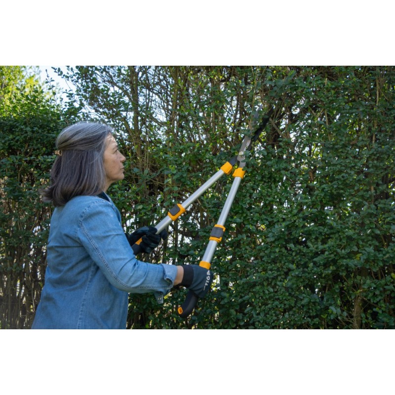 Cisaille à haies télescopique STIGA – coupe nette jusqu’à 2,5 m