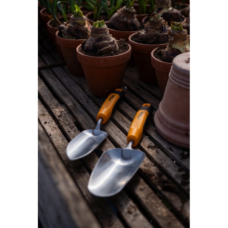 Truelle à transplanter STIGA – acier inoxydable – poignée ergonomique
