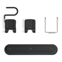 Système de rangement mural STIGA – crochets universels – organiseur pour outils de jardin