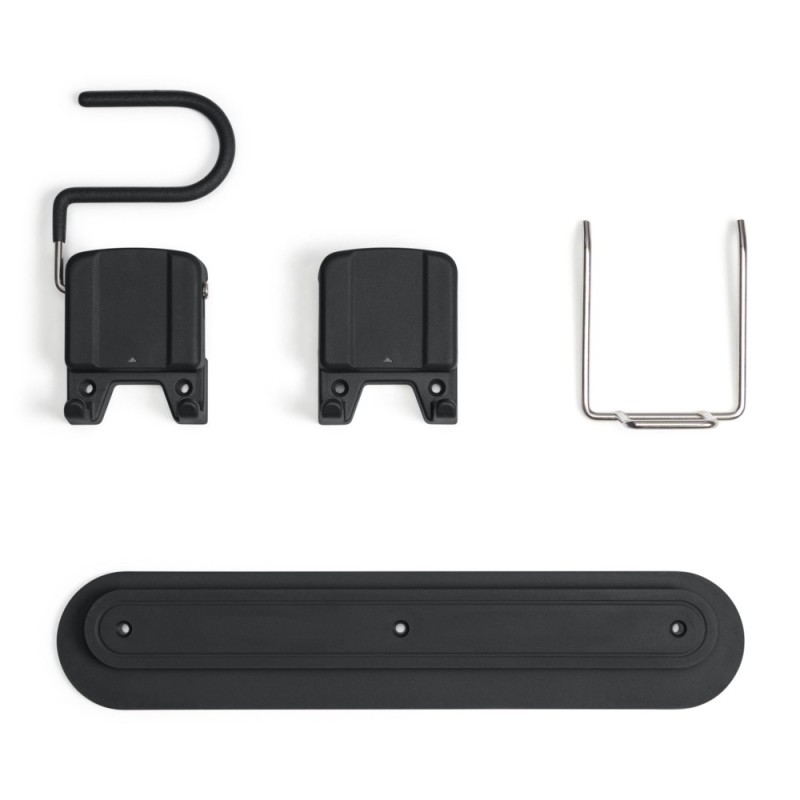 Système de rangement mural STIGA – crochets universels – organiseur pour outils de jardin