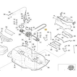1134-9242-01 PTO BELT PARK 4WD+CD 105 