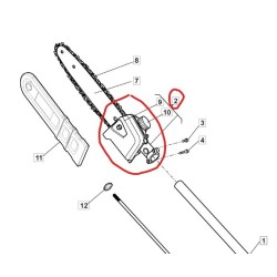 118802884/0 Pruner Attachement Cutting Hea