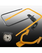 Stuur, handvatten, mouwen, bevestigingsmiddelen en accessoires